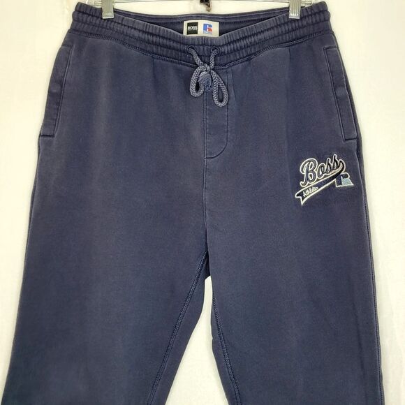 Boss Hugo Boss x Russell Blue Sweatpants Relaxed Fit Size Large - Picture 2 of 11